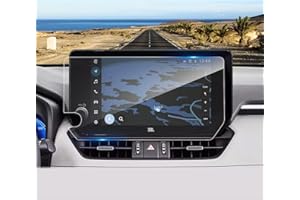 Coleya 2024 2023 RAV4 Screen Protector for Toyota RAV4 (XLE Premium/Adventure/TRD Off-Road/Limited/XSE) 10.5-inch Touch Screen, 2023 RAV4 Tempered Glass 9H Hardness 2024 RAV4 Hybrid Accessories 10.5In