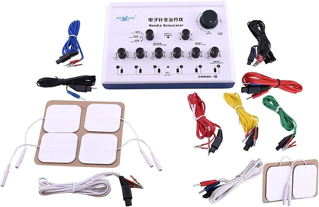 4beauty Acupuncture Stimulator Pain Relief Machine(Multicolor)