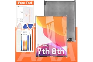 THIRDPOLE for iPad 7 7th A2197 A2200 A2198 LCD Screen Replacement,for iPad 8 8th A2428 A2429 A2270 A2430 LCD Display,with Screen Protector.(Only LCD,Not Include Touch Digitizer)
