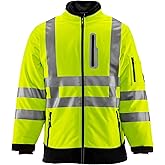 RefrigiWear HiVis Extreme Softshell Jacket, Insulated Coat, -60°F Comfort Rating