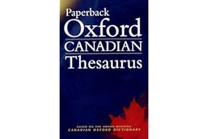 Paperback Oxford Canadian Thesaurus