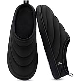 RockDove Men’s Trail-Therm Quilted Memory Foam Slippers for Camping and Indoor Outdoor Adventures with Anti-Slip Rubber Sole