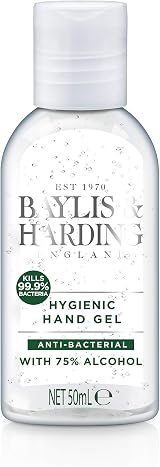 Baylis & Harding Anti-bacterial Unfragranced Hand Sanitiser Gel 50ml 12 Pack view 2
