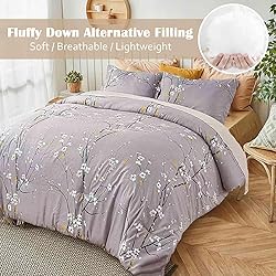 Nanko King Comforter Set 3 Pc 104x90, Gray Pastel