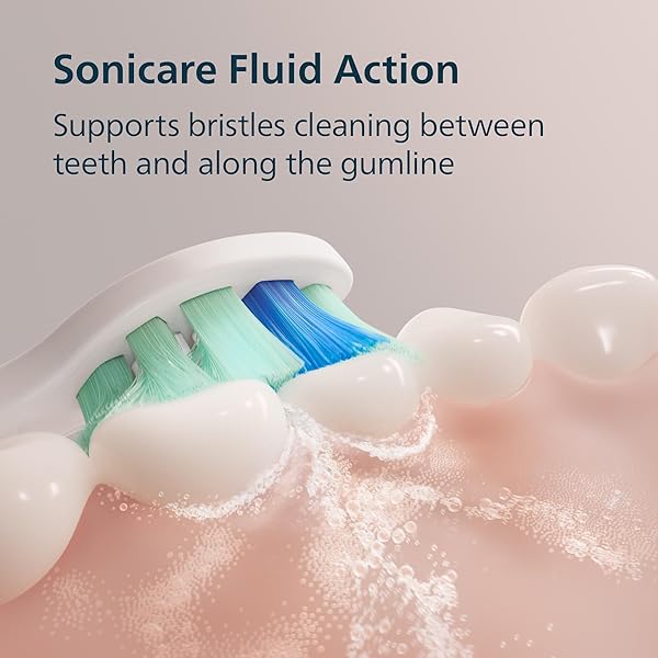 PHILIPS SONICARE 4100 SERIES ELECTRIC TOOTHBRUSH – SONIC TOOTHBRUSH WITH ADVANCED SONIC TECHNOLOGY, PRESSURE SENSOR, TWO INTENSITY SETTINGS, SMARTIMER & QUADPACER, BLACK, MODEL HX3681/24