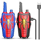 Rechargeable Walkie Talkies Toys for Kids: Toys Gifts for 3 4 5 6 7 8 Year Old Boys Girls Toddlers Walkie Talkies Birthday Gift for Ages 3-5 5-7 6-8 Boy Girl Kid Long Range Outdoor Camping Hiking Toy
