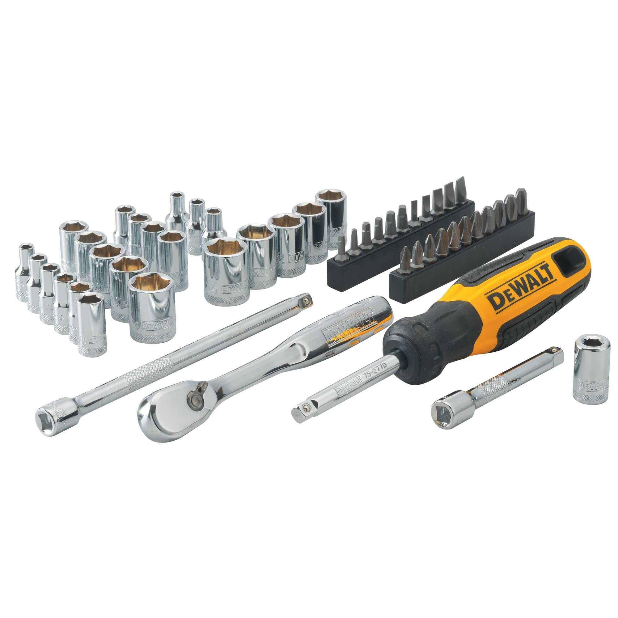 DEWALT DWMT81610 50 Piece Mechanics Tool Set Kit