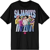 Kpop Demon Hunters Saja Boys on Black Short Sleeve Adult T Shirt