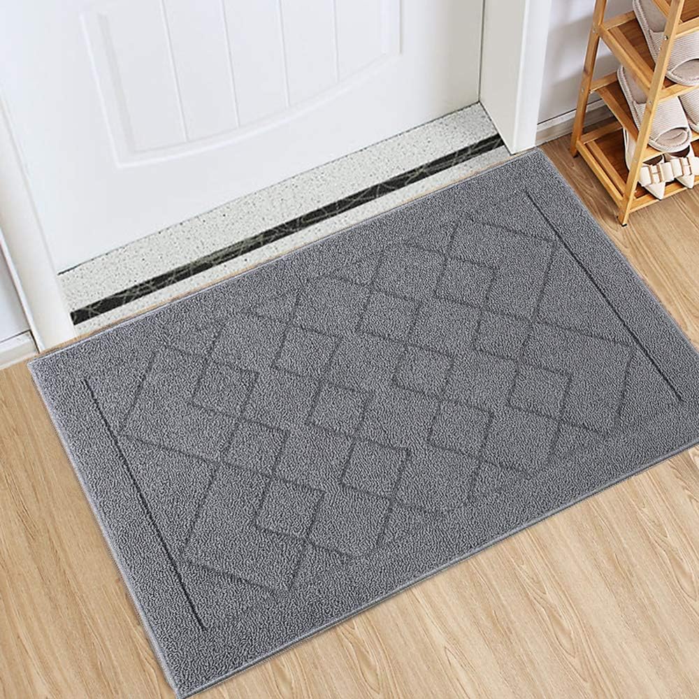 Indoor Doormat 20"x 31.5" Absorbent Front Door Mat Rubber Backing Non Slip Door Mats Inside Dirt