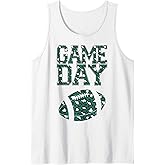Leopard Print Game Day Football Shirt for Mom Shirt Women Tank Top