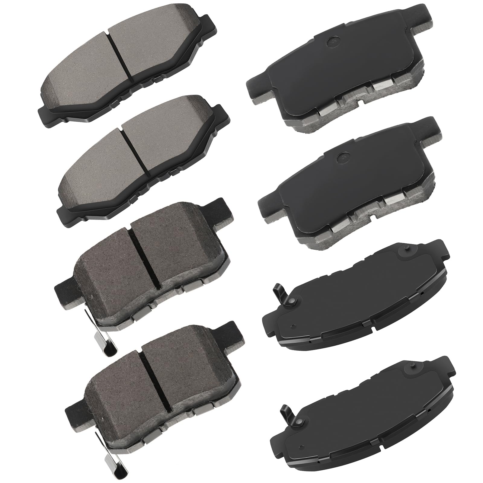 cciyu D958 D1451 Front Rear Ceramic Brake Pads Kits