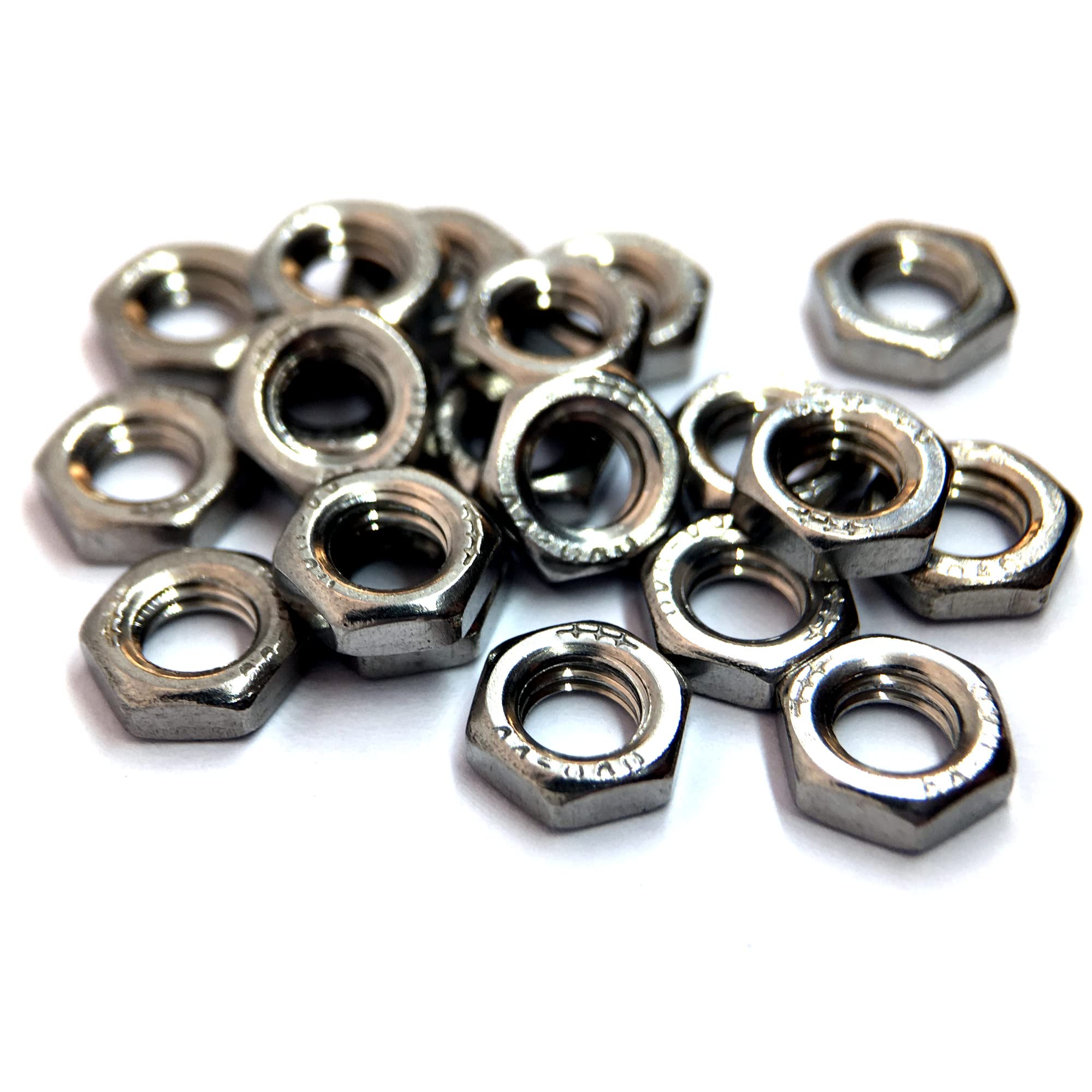 M5 Thin Nut DIN439, A4 (316) Stainless Steel (Pack of 20)