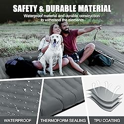 GGOV Double Sleeping Pad for Camping with Built-in