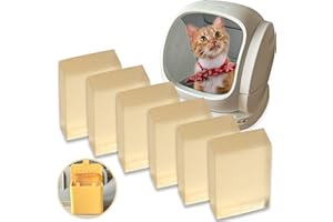 TEURWONE 6 Pack Pet Odor Eliminator for MeoWant Automatic Cat Litter Box, Pet Odor Control Deodorant Gel for MeoWant Self-Cleaning Cat Litter Box