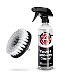 Adam's Polishes Carpet Drill Brush Combo - A Cleaning Tool Attachment For Scrubbing/Cleaning Carpet, Upholstery, Leather Seats & Chairs, Floor Mats, Trunk, Furniture, Interior Boat, RV & Accessories