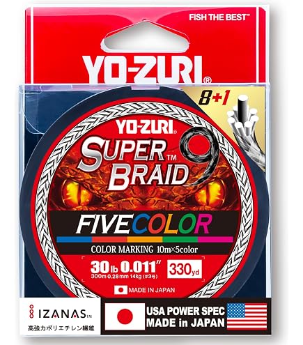 Amazon.com : X-Braid Super Jigman X8, 636.4 yd (600 m), No. 2, 35