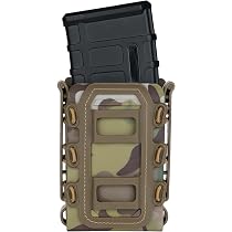 IDOGEAR Tactical LSR 9mm Mag Pouch – Single Magazine Carrier, MOLLE Laser Cut