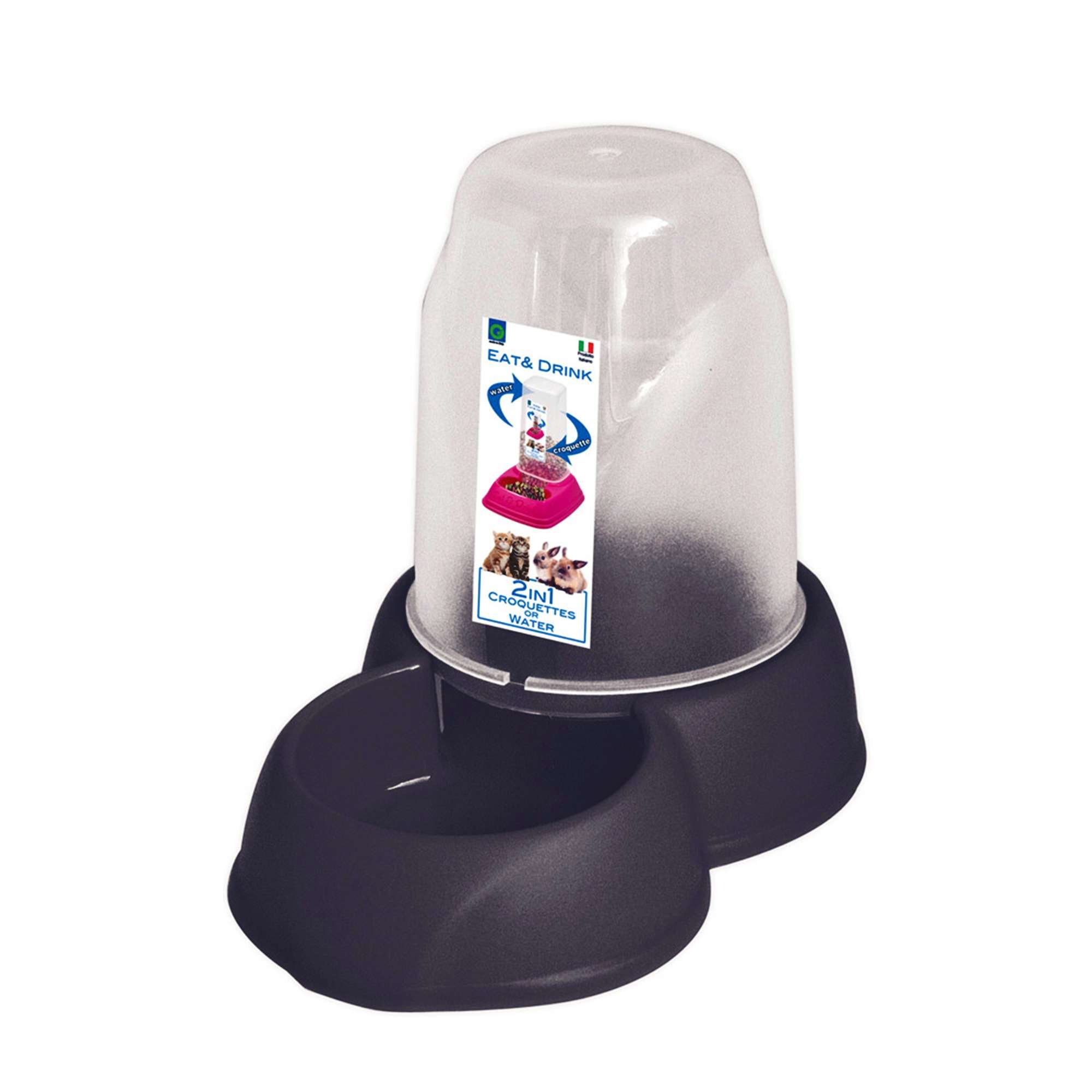 GP GP10089 Non-Slip Hopper with Feeder and Drinker Medium