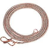 Rudra Empire Solid Copper Antique Handmade Rope Chain Necklace for Women and Men- 20 Inch