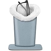 Fintie Plush Lined Eyeglasses Holder, Glasses Stand Case, Anti-scratch Glasses Storage Organizer for Desk, Nightstand, Office