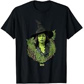 Wicked: for Good Elphaba Bold Portrait &amp; Greenery T-Shirt