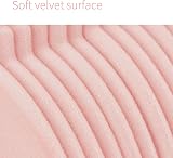 ManGotree Baby Velvet Hangers 15 Pack Infant Toddler Non-Slip Ultra-Slim Pink view 4