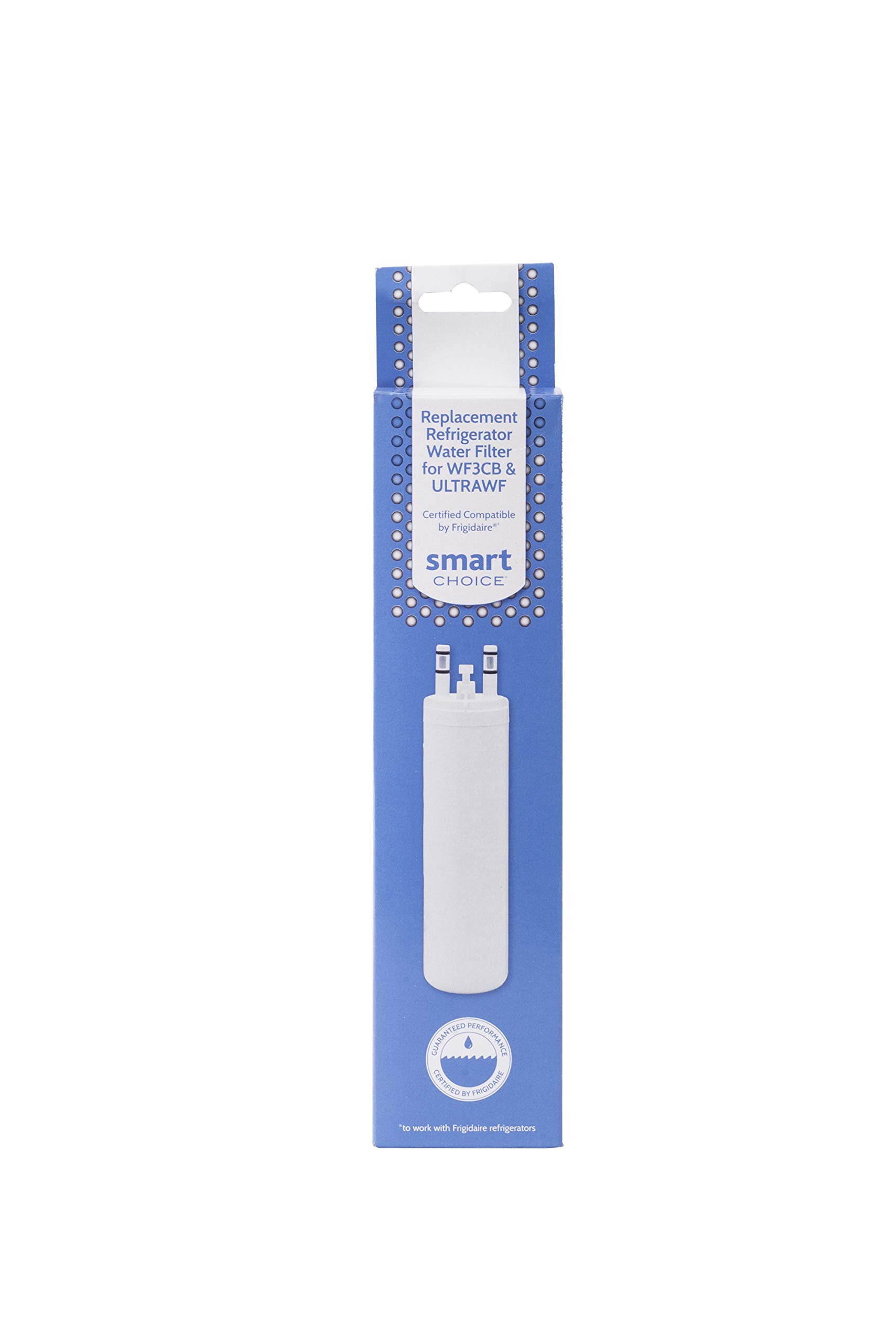 Smart Choice SCWF3CTO Refrigerator Water & Ice Filter, Genuine Replacement for Frigidaire ULTRAWF PureSource Ultra and Frigidaire WF3CB PureSource
