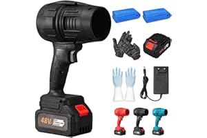 YUSPOER Jet Pro Maxx Portable Jet Blower, Storm Industries Jet Blower, Jetpro Maxx Portable Jet Blower, Turbo Jet Blower, Cordless Turbo Super Power Air Duster, Jet Dry Blower Car Drying (Black)