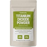 Coolinario Titanium Dioxide Powder (1 LB) Food Grade | Whitening &amp; Opacifying Agent for Confections, Beverages &amp; Sauces, Creates Bright, Vibrant Colors &amp; Enhances Appearance
