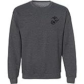 zerogravitee Marines Emblem left chest Crewneck Sweatshirt