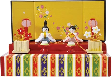 Amazon Co Jp かわいい おひなさま 手作り ガラス細工 幸せ 雛飾り ホーム キッチン