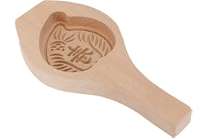 Sonew Wood Mooncake for DIY Baking & Making, FoodGrade Kitchen Tools, Fondant for Design (#2)