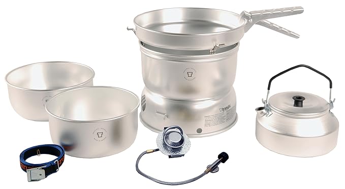 Trangia 25-2 UL Ultralight Alu - Sturmkocher mit Primus Gasbrenner 3000 Watt - groß