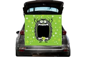 XUTENGY Halloween Trunk or Treat Car Decorations Kit for Suv Banner，Garage Door Car Decorations Haunted House Car Banner Waterproof Archway for Halloween Outdoor Party Supplies