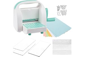 FIND SCRAPBLOOMS Mini Die Cutting and Embossing Machine for DIY Crafts 3.5" Feed Slot for 3" Paper and Other Materials
