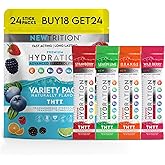 NewTrition Hydration Powder, Electrolyte Powder Packets, Naturally Flavored Hydrating Packets for Water, Fast Acting Electrol