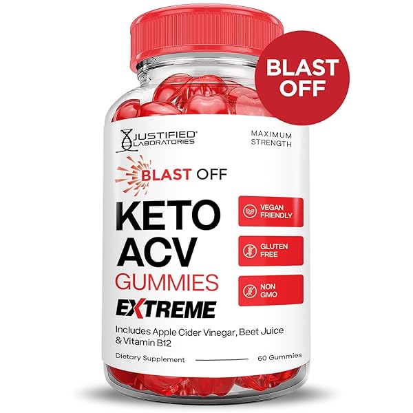 (5 PACK) BLAST OFF KETO ACV GUMMIES EXTREME 2000MG BLAST KETO GUMMIES APPLE CIDER VINEGAR FORMULATED WITH POMEGRANATE BEET JUICE POWDER B12 VEGAN NON GMO 300 GUMMYS