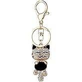 Bestdays Cat Kitten Keychain Handbag Charm for Animal Lovers Key Ring/Chain