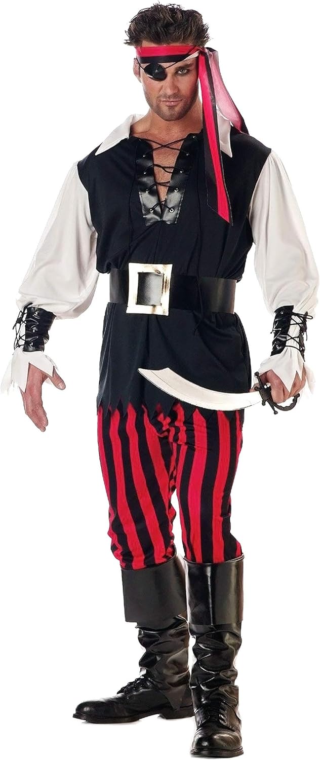 Adult Sized Cutthroat Pirate Costume: Clothing