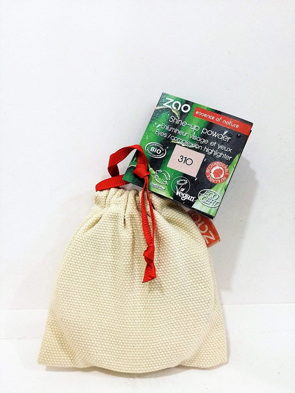 ZAO Shine-up Powder 310 Pink Champagne Shine Powder Beige Pink