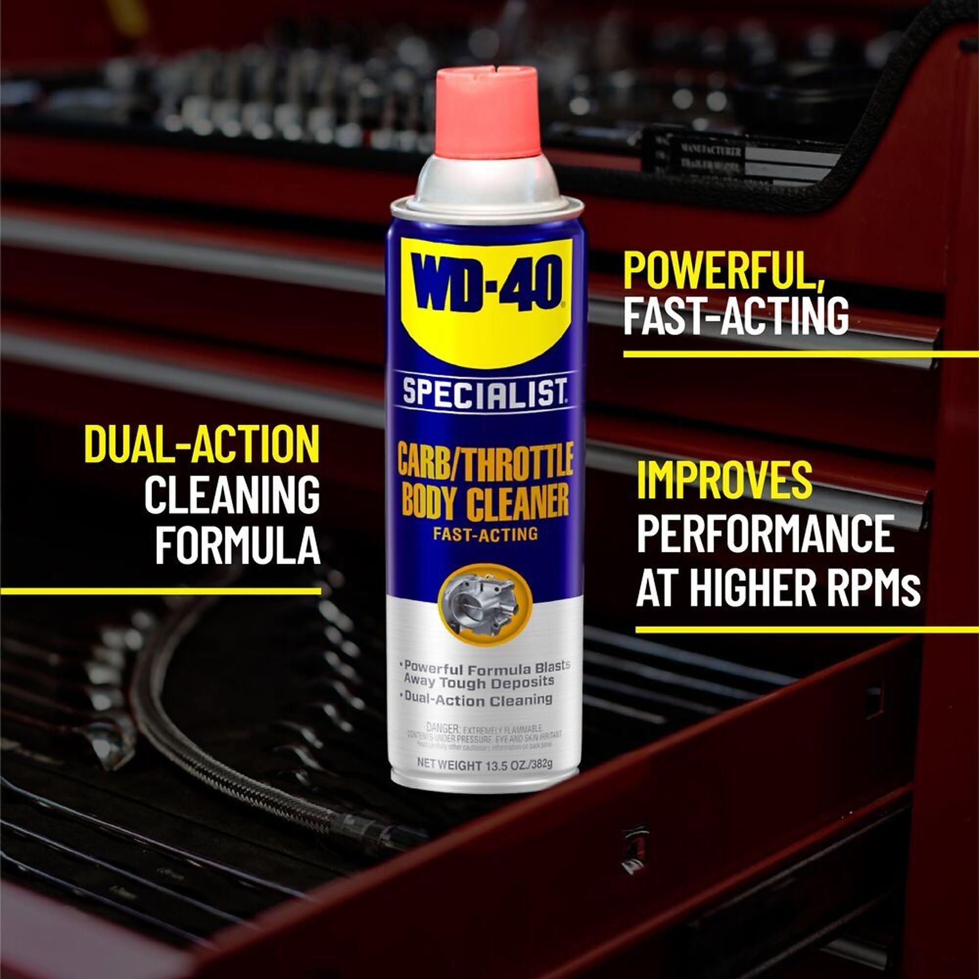 WD-40 Specialist Carb/Throttle Body & Parts Cleaner, 13.5 OZ