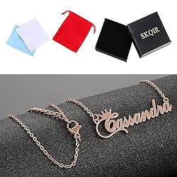 Custom Silver Name Necklace Personalized for Women