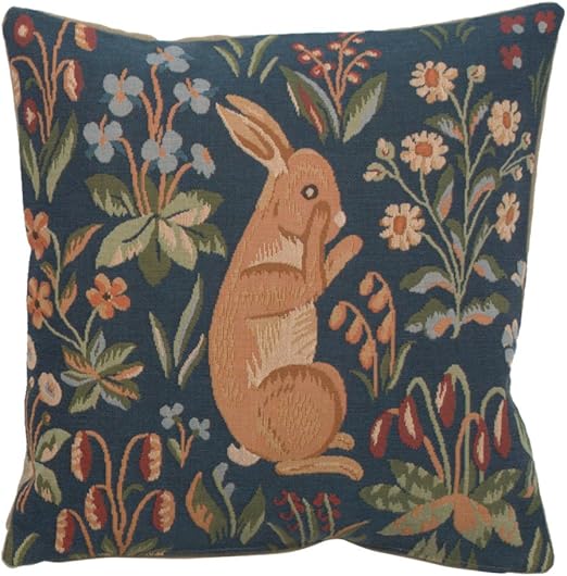 Amazon Com Woven French Tapestry Medieval Rabbit Standing 14 X