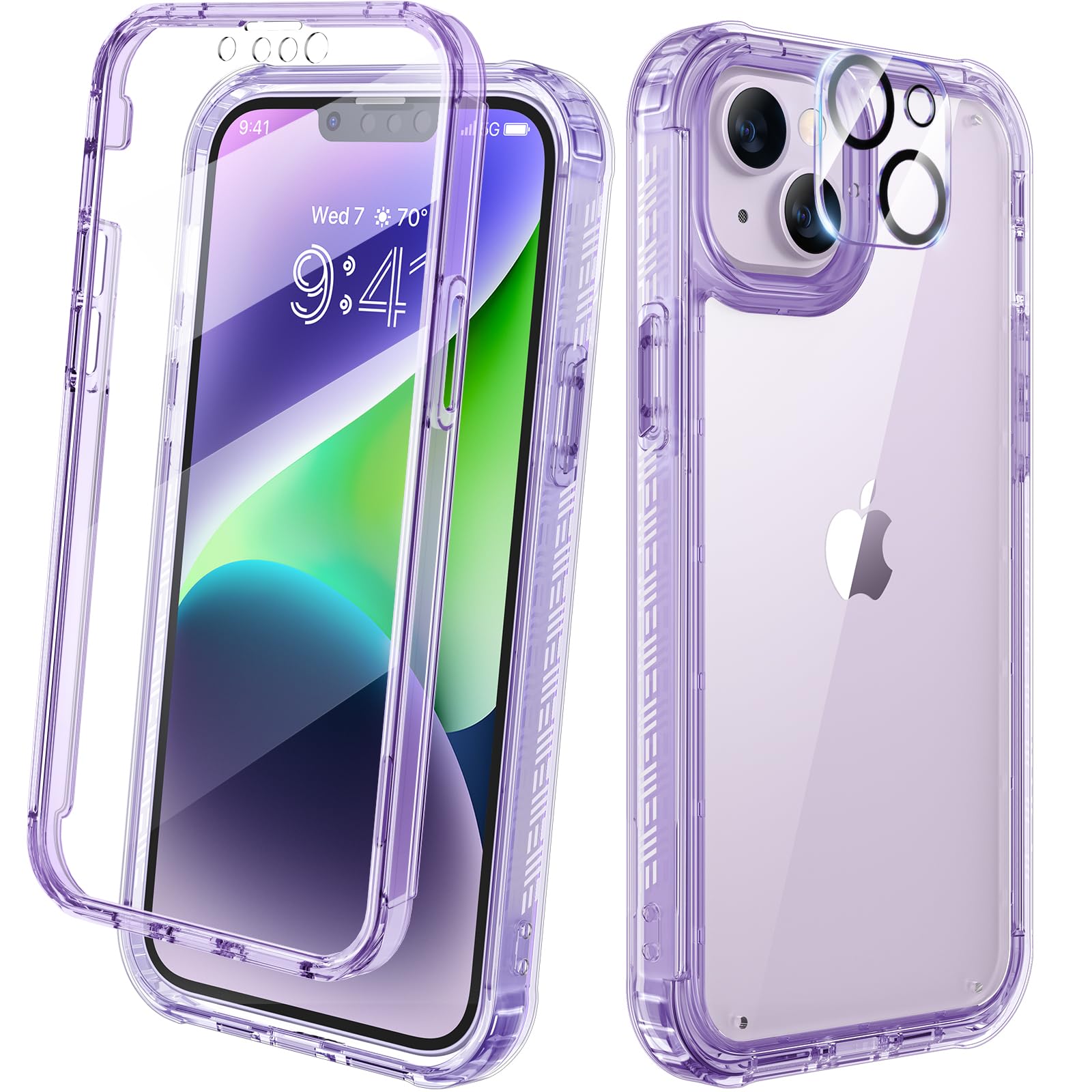 Diaclara Designed for iPhone 14 Plus Case, Full