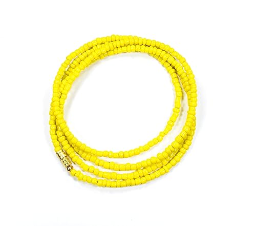 yellow waist beads