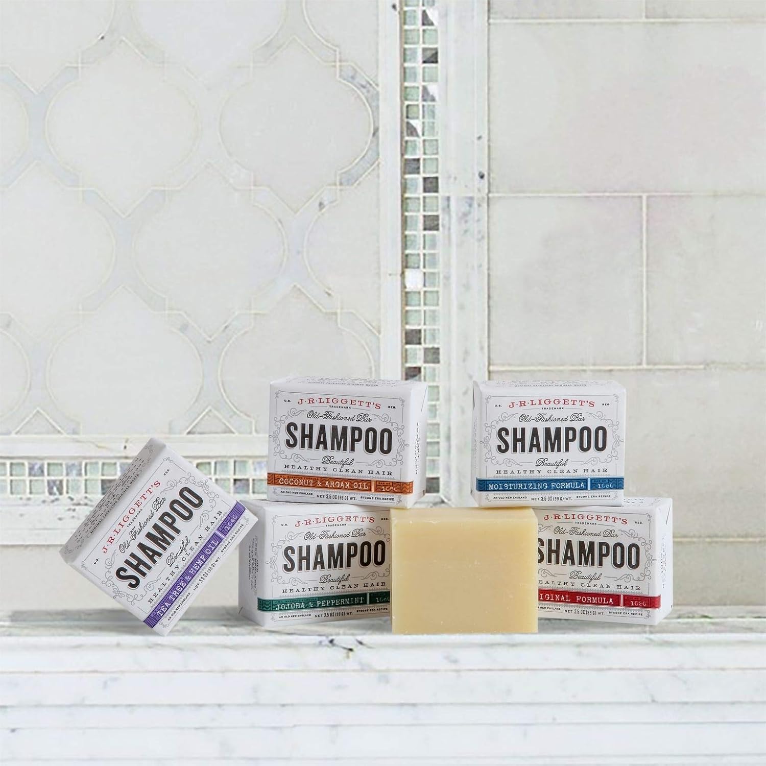 J·R·LIGGETT'S All-Natural Shampoo Bar, Moisturizing Formula - Supports Strong and Healthy Hair - Nourish Follicles with Antioxidants and Vitamins - Detergent and Sulfate-Free, One 3.5 Ounce Bar : Beauty Products : Beauty