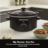 Hamilton Beach 3.5L Comfort Cook Slow Cooker 160W Energy Efficient Black view 5