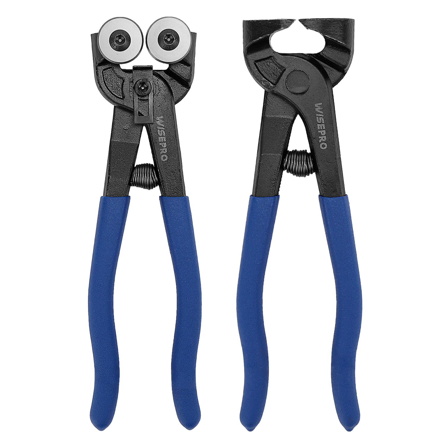 WISEPRO 2 Pcs Mosaic Tools Set, Heavy Duty Wheeled Glass Mosaic Nipper and Tile Cutter Pliers, Tile Nippers for Cutting Ceramic Stained Glass DIY Tile Mosaic
