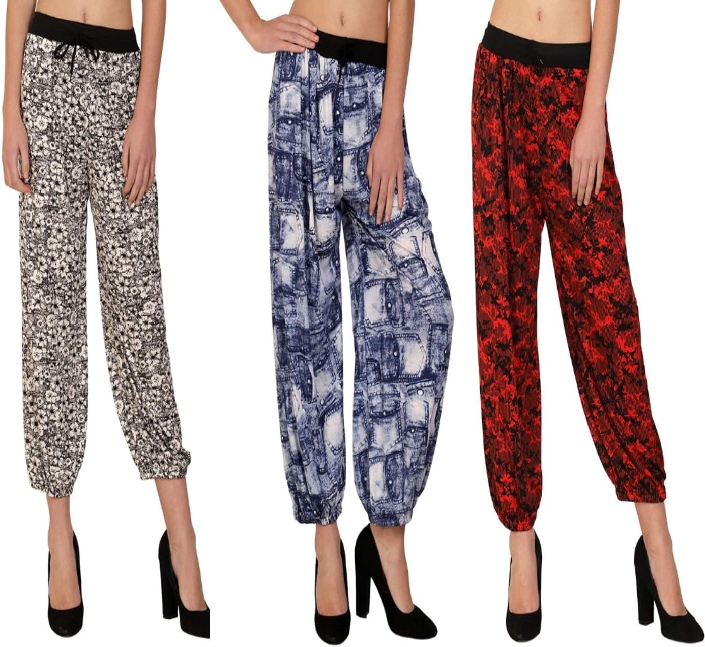 Women's Adorable Harem pant/Afgani/Pajama For Summer Pack Of 3