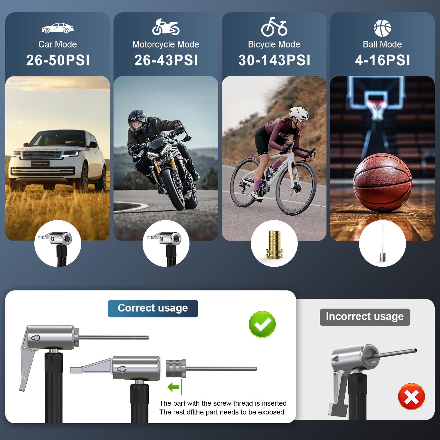 YESPER Jump Starter with Air Compressor 2000A 150PSI Battery Jumper Starter Portable(8L Gas/6L Diesel), 12V Car Jump Pack Battery Charger Jump Box with Jumper Cables, LCD Display, Lights